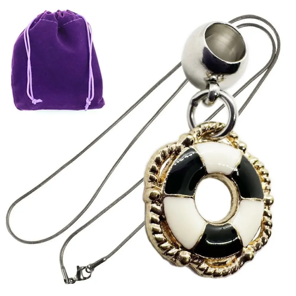 Life Saver Necklace - Stainless Steel Chain